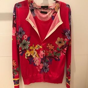 Etro cashmere blend sweater set. Size L.